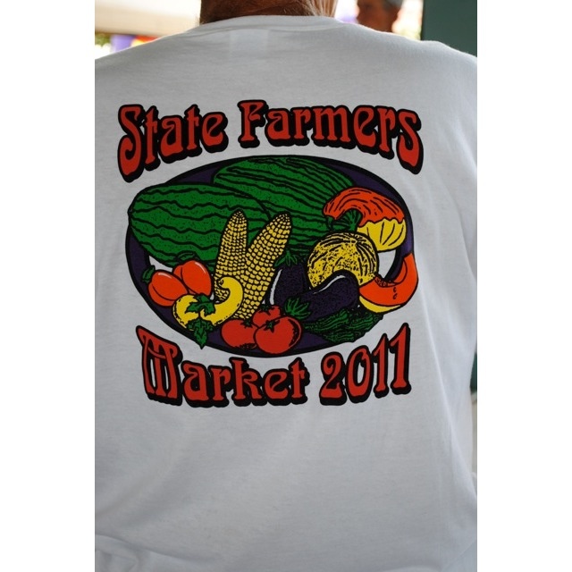 These colorful t-shirts are a fun reminder of the day. Not a bad advertisement either!